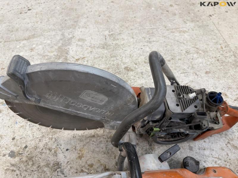 Husqvarna concrete cutter and various parts 22