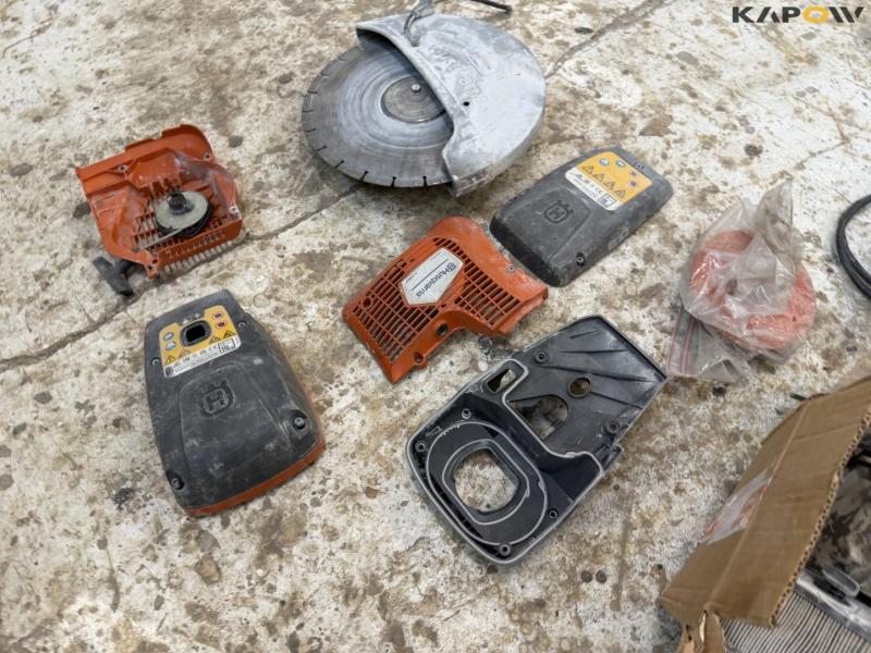 Husqvarna concrete cutter and various parts 31