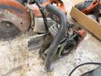 Husqvarna concrete cutter and various parts 13