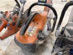 Husqvarna concrete cutter and various parts 18