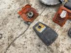 Husqvarna concrete cutter and various parts 33