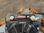 Hydraulic tank with cooler 10