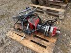 Hydraulic earth auger with Hydrema hitch 8