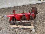 Hydraulic earth auger with Hydrema hitch 22