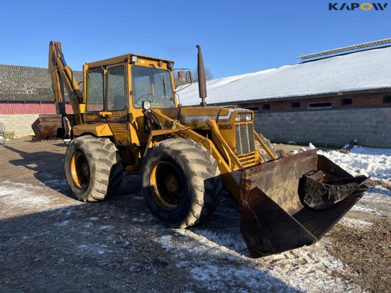 Hydrema 805 backhoe loader 3