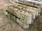 IBF Hoffmann concrete blocks for barrier 10
