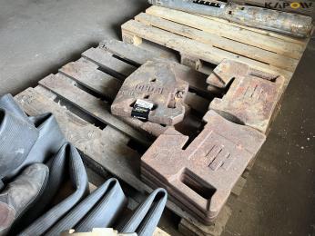 IH and Ford front weight