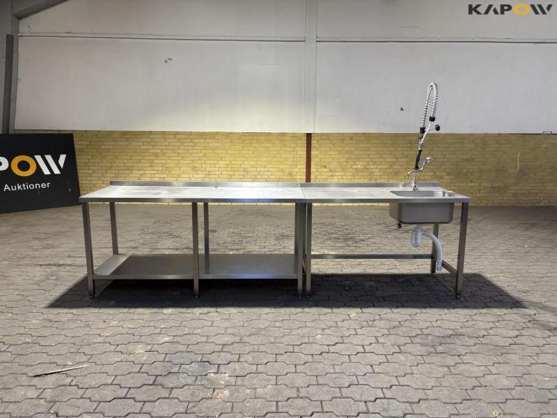 Industrial sink with faucet 2