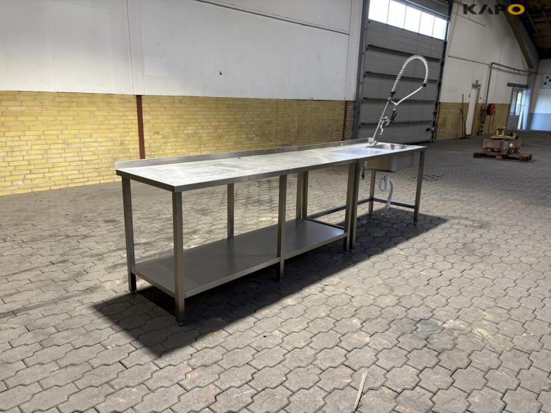 Industrial sink with faucet 3