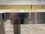 Industrial kitchen table with tray shelf 9
