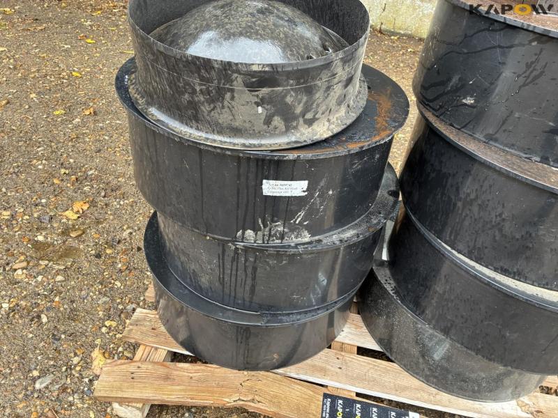 Plastic inspection wells - 7pcs. 17