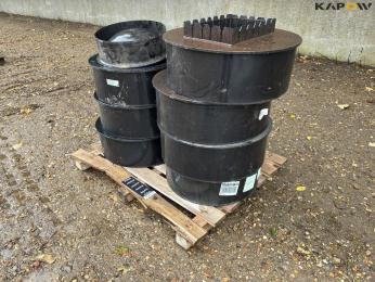Plastic inspection wells - 7pcs.