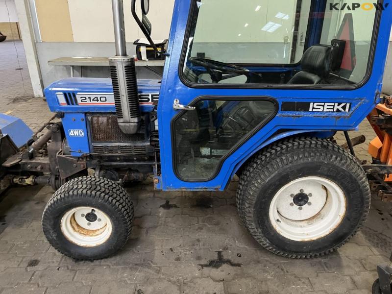 Iseki 2140 compact tractor with implements 7