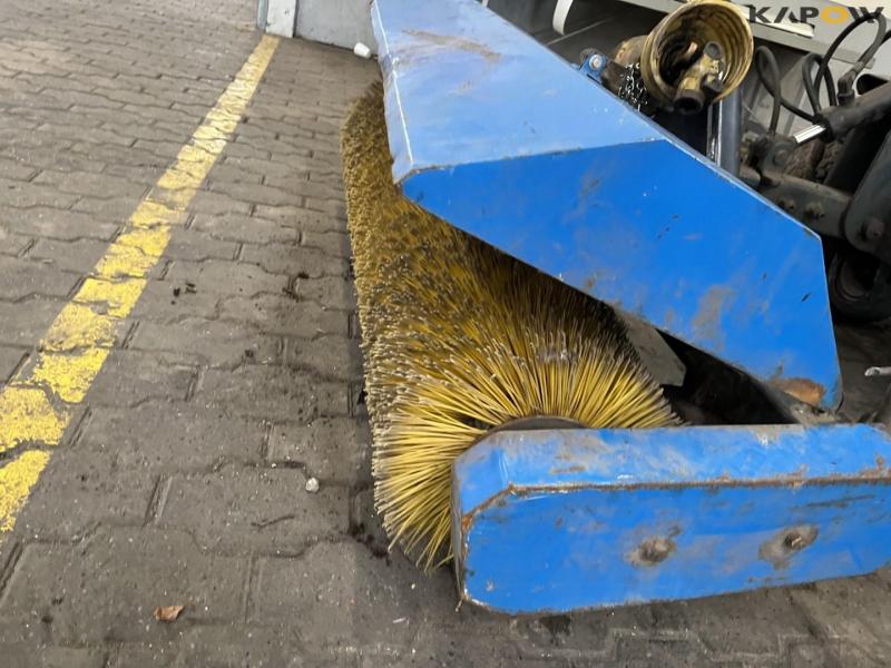 Iseki 318 compact tractor with broom and scraper blade 13