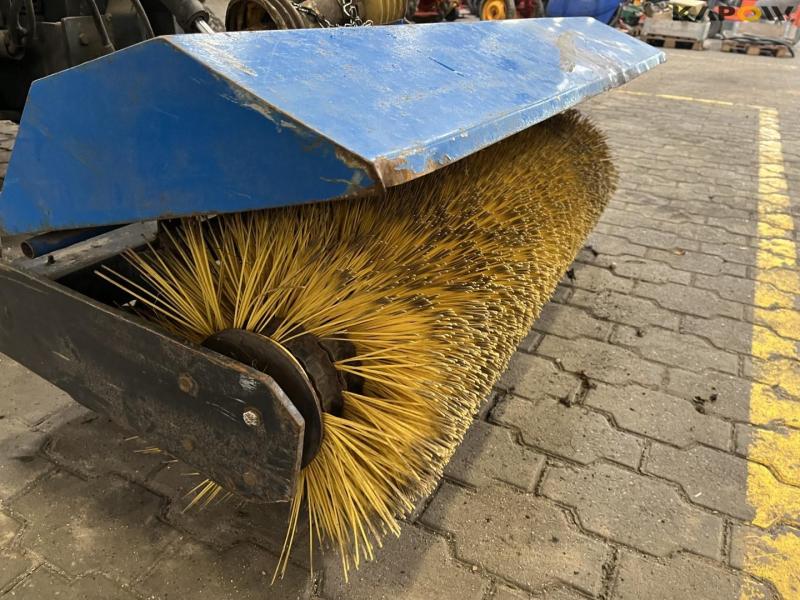 Iseki 318 compact tractor with broom and scraper blade 14