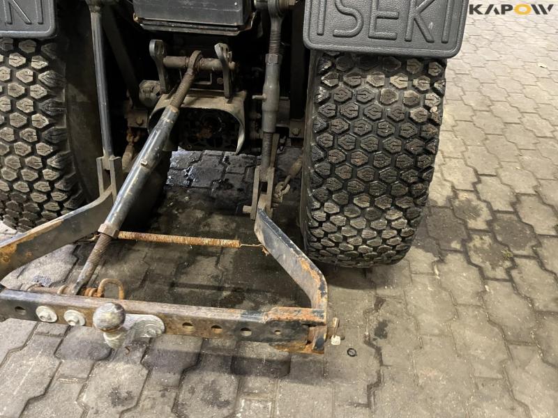 Iseki 318 compact tractor with broom and scraper blade 20
