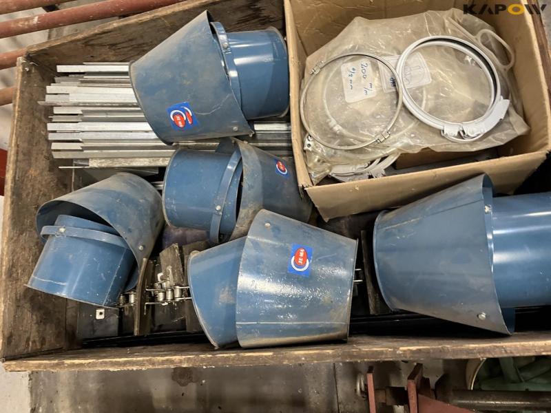 JE-MA 40 tons grain plant with Vedersø grain cleaner 44