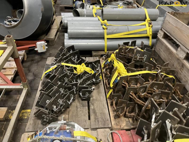 JE-MA 40 ton grain plant with Vedersø grain cleaner dismantled on pallets 66