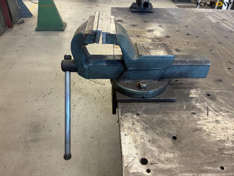 Iron table with vice 13