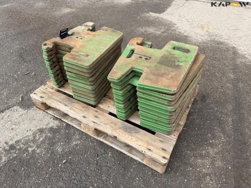John Deere 20 pcs. weight blocks 1