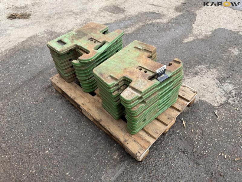 John Deere 20 pcs. weight blocks 5