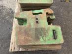 John Deere 20 pcs. weight blocks 9