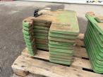 John Deere 20 pcs. weight blocks 13