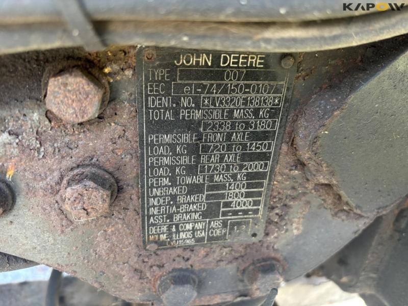 John Deere 3320 4WD 22
