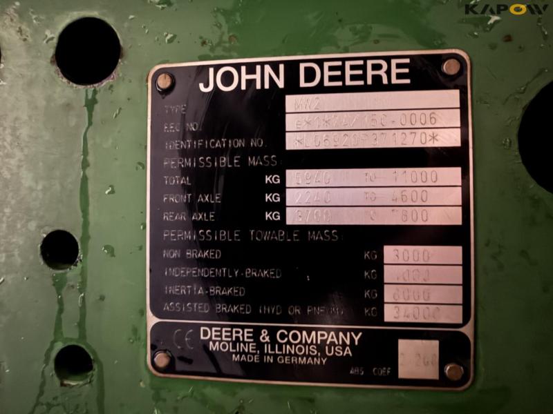 John Deere 6920S tractor 74