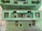 John Deere basic weight blocks and towing bracket 13