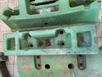John Deere basic weight blocks and towing bracket 21