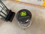 John Deere chair, sack cart and toolbox 9