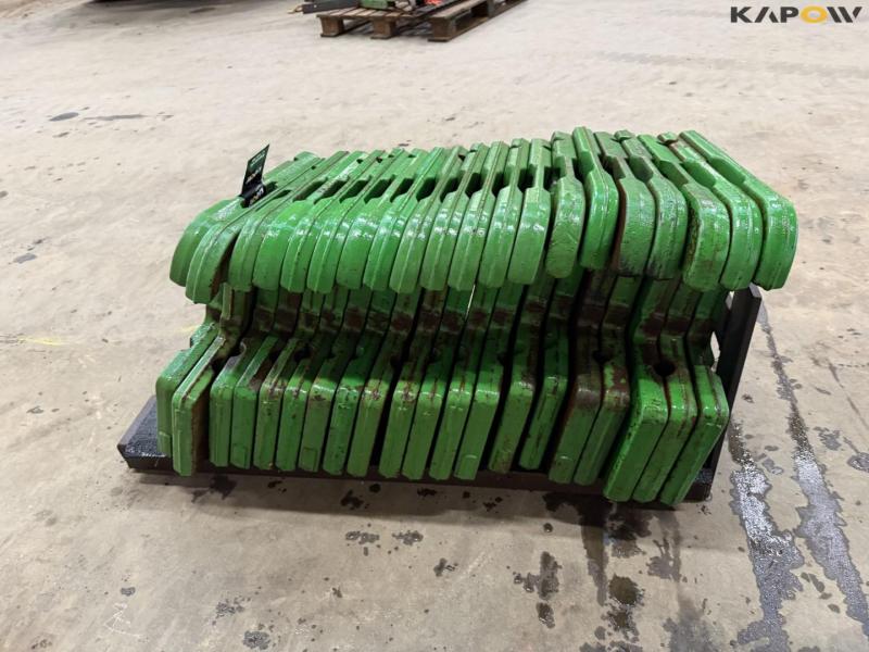 John Deere weight plates - 20pcs. 50kg each 4