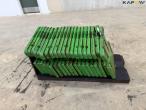 John Deere weight plates - 20pcs. 50kg each 8