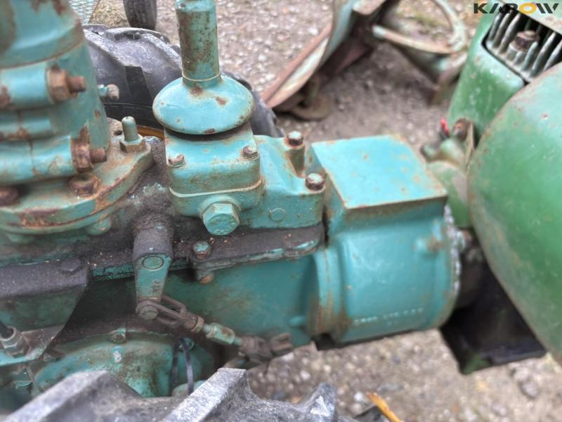 JRUS tool carrier with broom, scraper and sulky 33