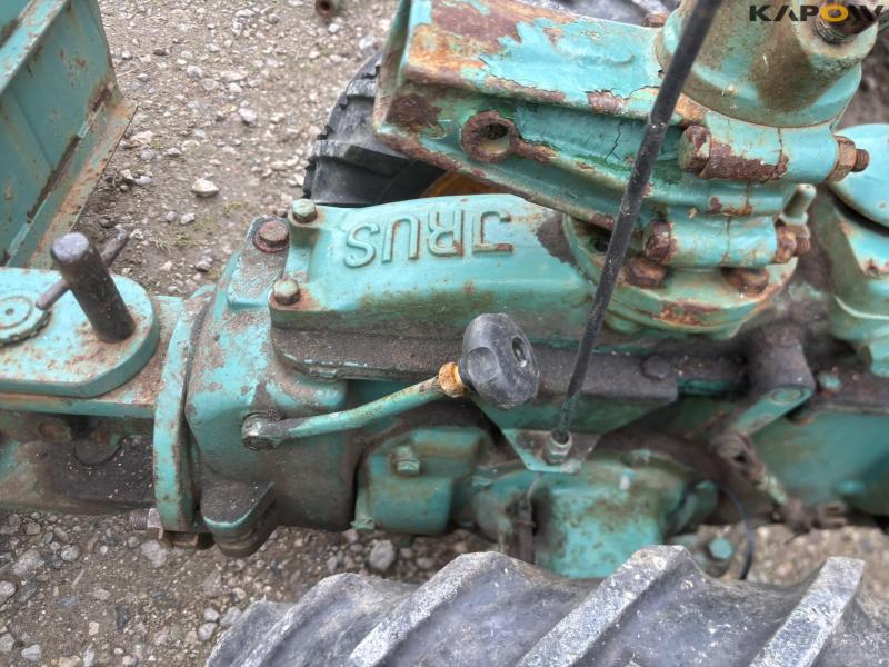 JRUS tool carrier with broom, scraper and sulky 34