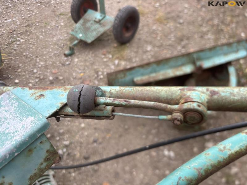 JRUS tool carrier with broom, scraper and sulky 41