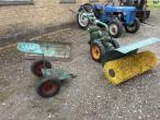 JRUS tool carrier with broom, scraper and sulky 3