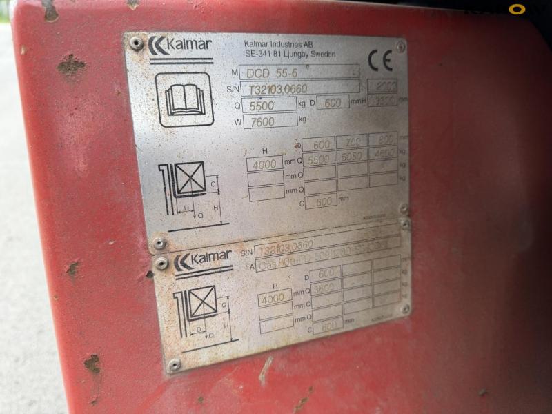 Kalmar DCD556 forklift 36