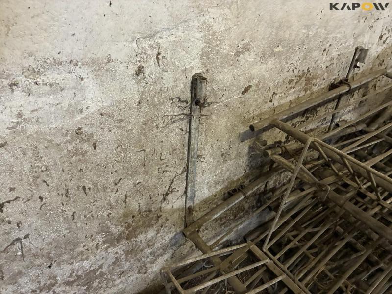 Wall-mounted calf boxes 17