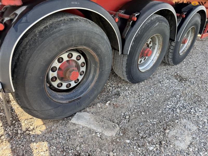 Kel-Berg tipper trailer with tarpaulin 30