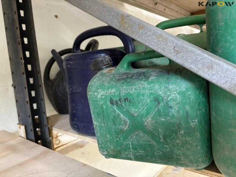 Chemicals and petrol cans 38