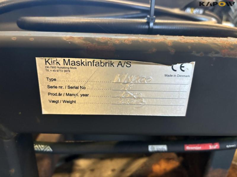 Kirk K18200 feed scraper with Weiidermann hitch 13