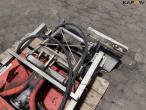 Cutting table with skid steer hitch 11