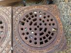 Sewer grates with square fixed frame 10 pcs. 8