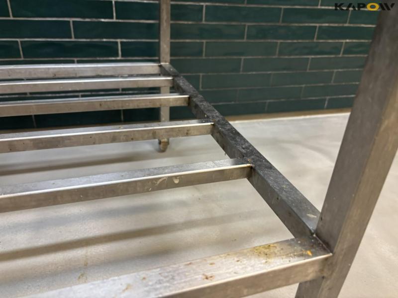 Stainless steel trolley 38