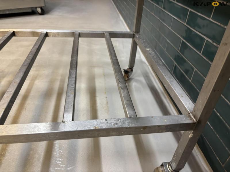 Stainless steel trolley 43
