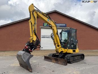Komatsu PC55MR excavator with rotary... 