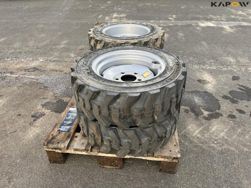 Complete wheels 27x8.50-15 for skid steer loader 4