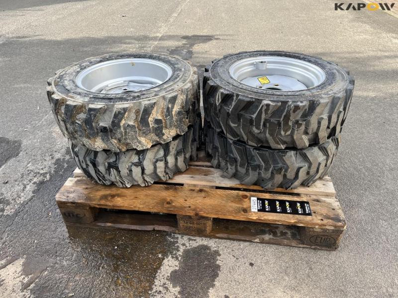Complete wheels 27x8.50-15 for skid steer loader 6